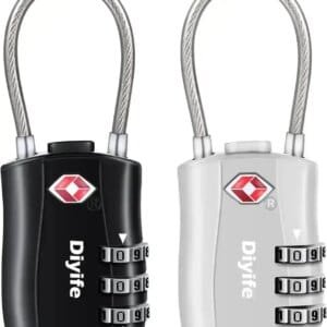 Diyife - Cadenas TSA (2 Pack)